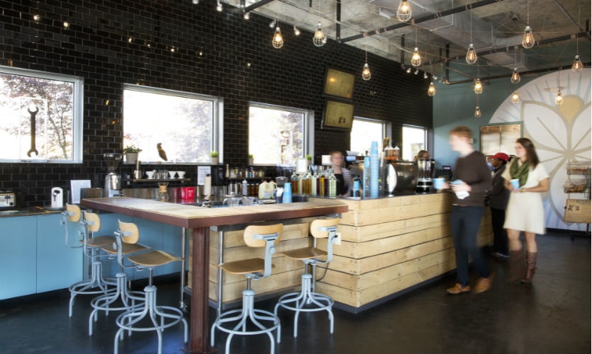 A coffee shop called Dancing Goats is already open. (Photo: Sarah Dorio)