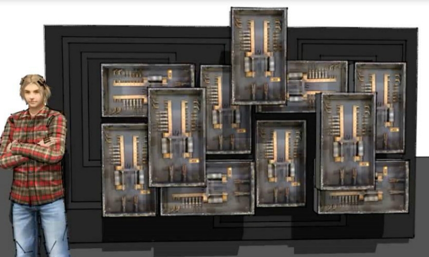 Jamestown plans to use many of the thousands of items salvaged from the building as public art pieces on the property. Artists are being commissioned to create works from such elements as old electrical boxes and shipping crates.