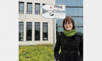 A throwback to 2010, when I had short hair and visited Linotype’s HQ.