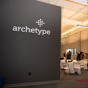 Archetype signage and event