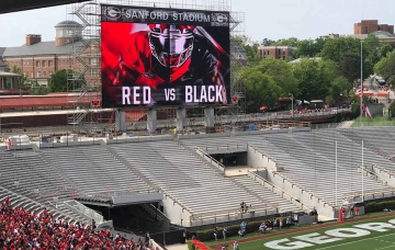 Daktronics at University of Georgia’s Sanford Stadium Daktronics at University of Georgia’s Sanford Stadium
