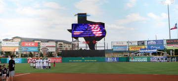 Daktronics' newest Visual Display for the Sugar Land Skeeters_2020