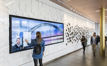 Read More. Photograph of Humbert Donor Wall