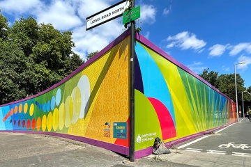 Simon Inc Ltd Creates Graphics Welcoming the Women’s Euros to Hounslow