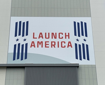 NASA called SuperGraphics when they needed to install a new "Launch Amer