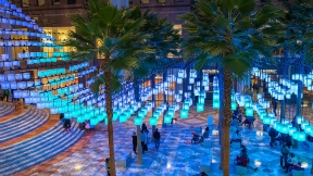 Luminaries installation at Brookfield Place Luminaries installation at Brookfield Place