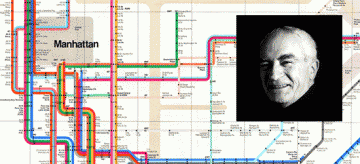 Massimo Vignelli, the NYC Subway and the Map Massimo Vignelli, the NYC Subway and the Map
