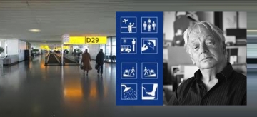 Paul Mijksenaars Wayfinding at Schipol Airport Graphic for Paul Mijksenaars Wayfinding at Schipol Airport
