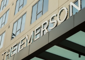 The Emerson signage by Hunt Design