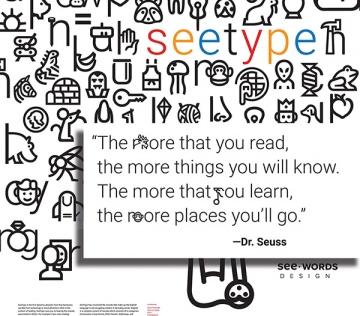 SeeType cues you to hearing the sounds associated with letters.