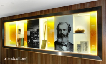 BrandCulture, MLC Photo of MLC boardroom display cabinet