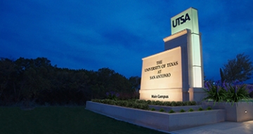 Cloud Gehshan Associates, University of Texas San Antonio Photo of wayfinding at University of Texas San Antonio