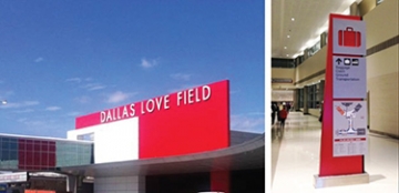 Gnu Group, Love Field Photo of signage at Love Field in Dallas