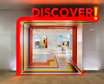 Lee H. Skolnick Architecture + Design Partnership, Library Discovery Center Photo of Children's Library Discovery Center at the Queens Library
