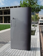 Russell Design, The Yards Park photo of interpetive signage for The Yards Park